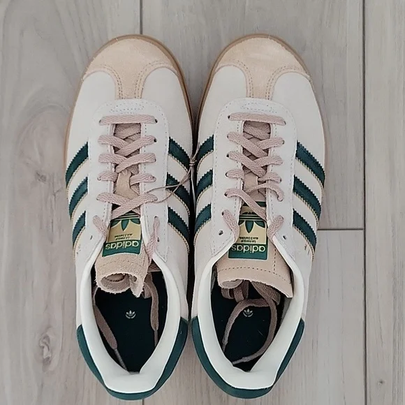 NEW Adidas OG Gazelle Bold Collegiate Green - Picture 2 of 3